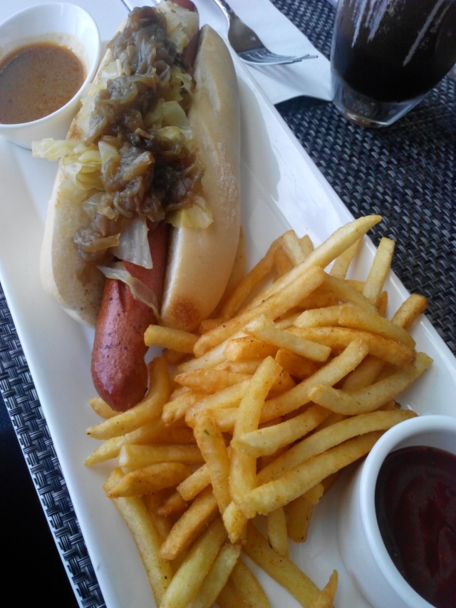 New York Style Hotdog with Fries - P275